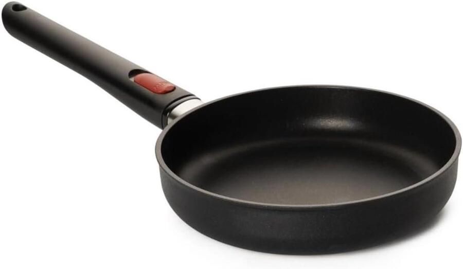 Koekenpan Inductie Koken en Bakken Afneembaar Handvat 20 cm Diameter Zwart - Foto 1