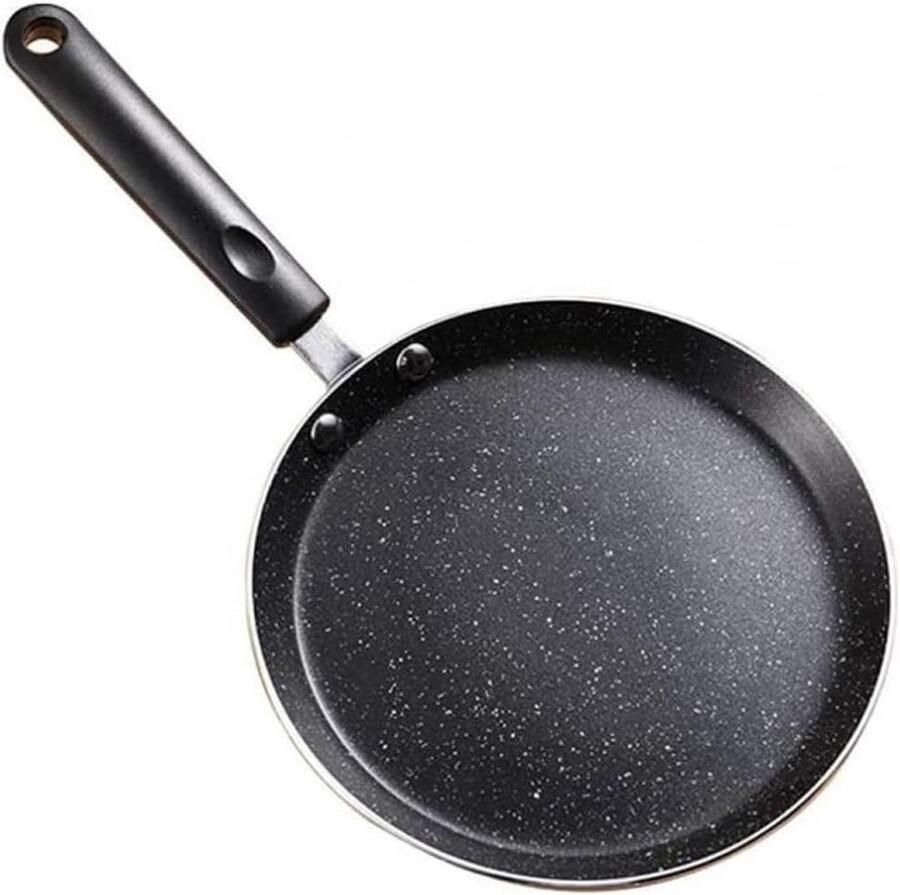 Koekenpan Inductie Lekker Koken Afneembare Handgreep 22cm Zwart