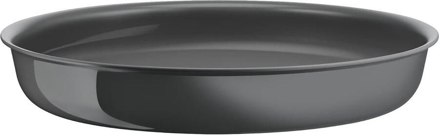 Koekenpan Keramisch Antiaanbakpan Gezond Koken Gerecycled Materiaal 24 cm Grijs