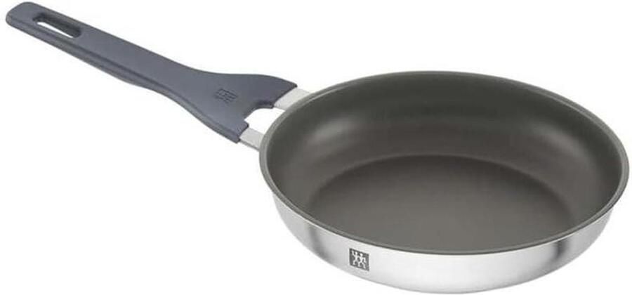 Koekenpan Keramisch Gereedschap Pan Gezond Bakken PFAS-vrije Coating 20 cm Zilver Grijs