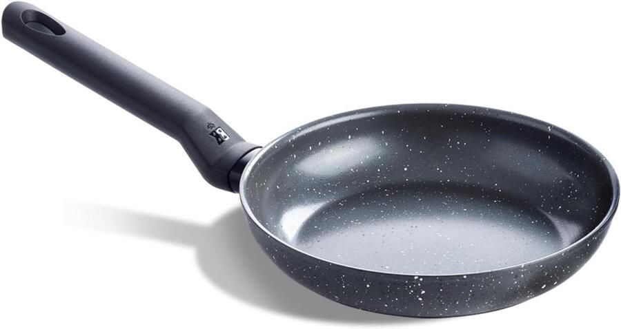 Koekenpan Keramisch Gezond Koken PFAS-Vrije Antiaanbaklaag 20 cm Zwart