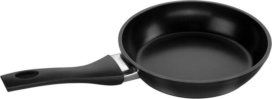 Koekenpan Keramisch Koekenpan Anti-aanbak Gezond Bakken PFAS-vrije Coating 20 cm Diameter Zwart