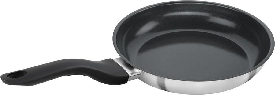 Koekenpan Keramisch Koekenpan met Anti-aanbak Gezond Bakken PFAS-vrij 24 cm Zwart