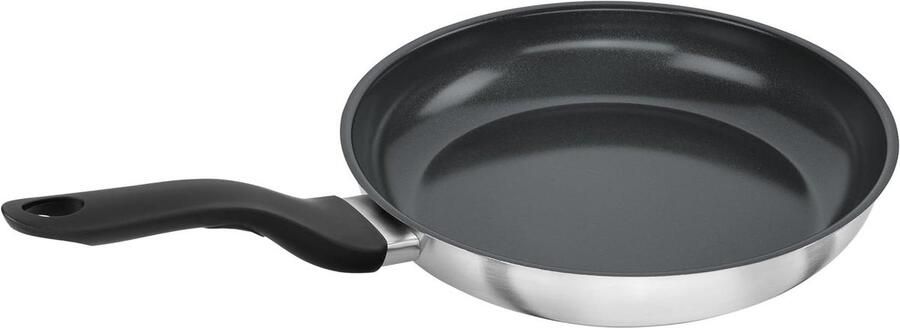 Koekenpan Keramisch Roerbakpan Braadpan Gezond Bakken PFAS-vrije Coating 28 cm Roestvrij Staal