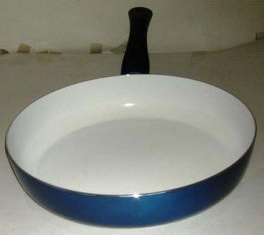 Koekenpan Keramische Coating Koekenpan Non-stick Koken en Bakken Krasbestendig 28 cm Blauw