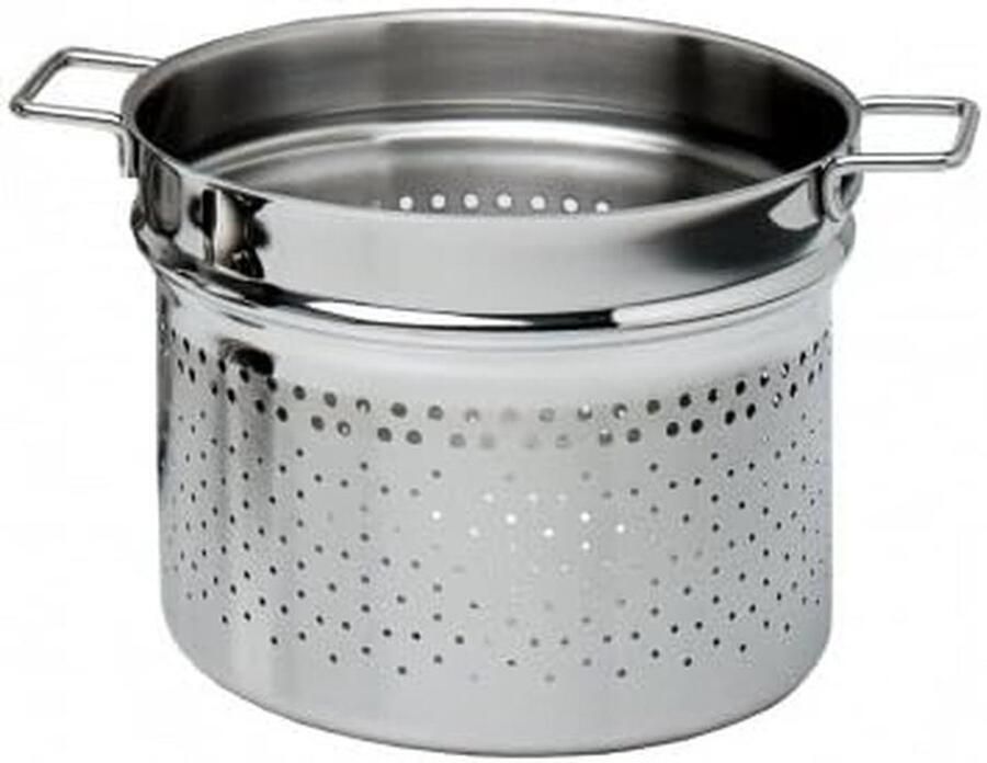Koekenpan Keukenpan Koekenpan Koken op Fornuis Gebogen Design Glanzend 22 cm Zilver
