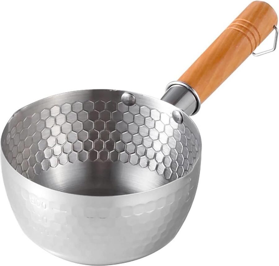 Koekenpan klein Koken en bakken Diepe pan met anti-aanbaklaag 16 cm Zilver