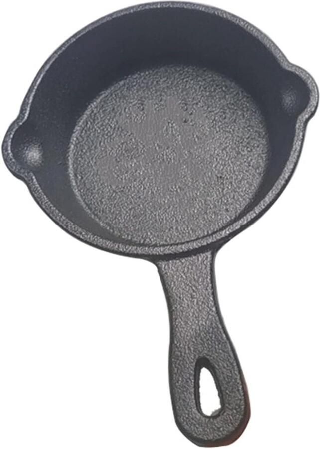 Koekenpan Kleine pan Thuis koken Gietijzeren materiaal Niet gespecificeerd Zwart