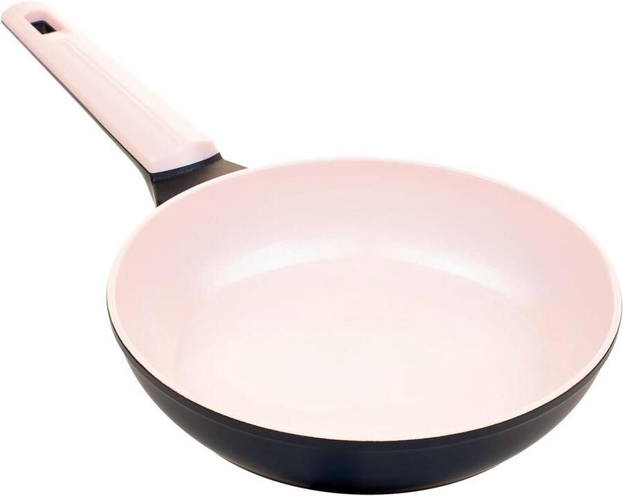 Koekenpan Kleine porties Keramische anti-aanbak Ø 20 cm Roze