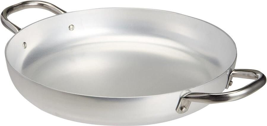 Koekenpan Koekepan Aluminium Koken op Gas Zeer Goede Warmtegeleiding 36 cm Zilver - Foto 2