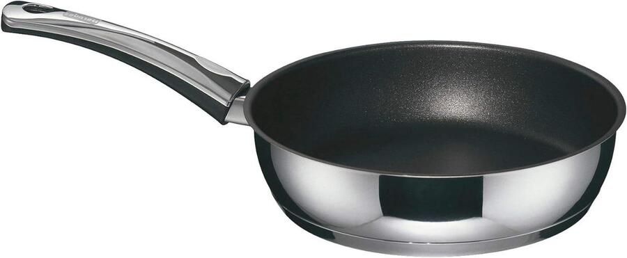 Koekenpan Koekepan Bakpan Eten Bereiden Antiaanbaklaag 24 cm Zilver