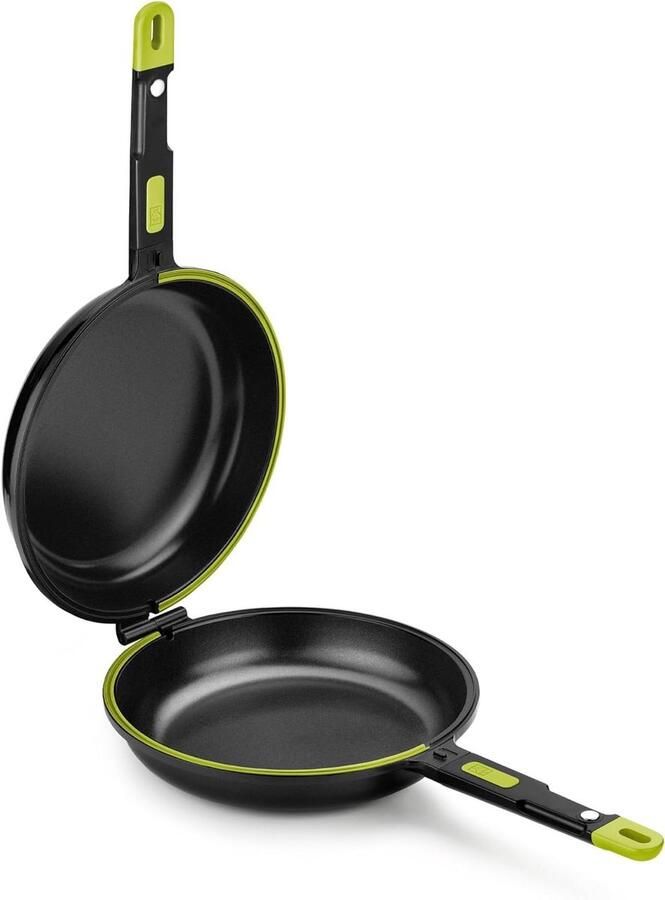 Koekenpan Koekepan Bakpan Eten Bereiden Volledige Inductie 26 cm Zwart