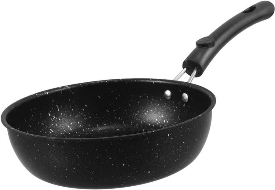 Koekenpan Koekepan Bakpan Gerechten Bereiden Snelle Warmteverdeling 37 x 21 cm Zwart