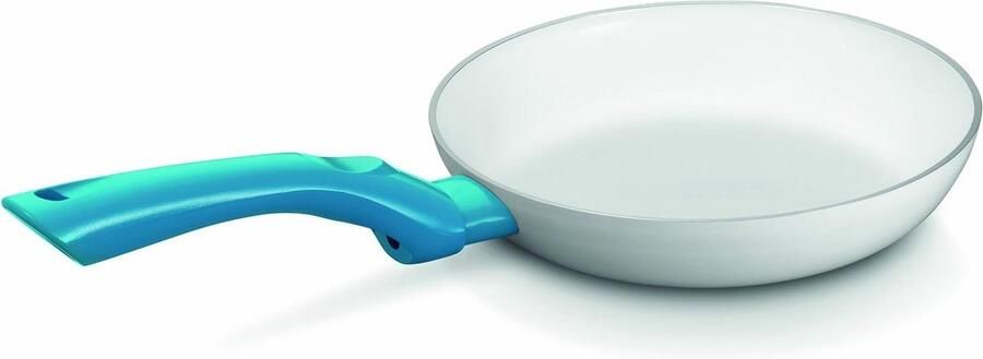 Koekenpan Koekepan Koekenpan Eten Bakken Keramische Coating 20 cm Wit