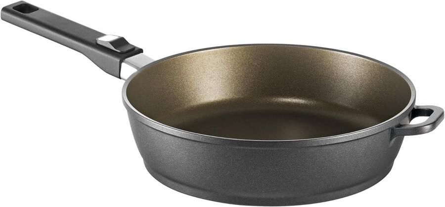 Koekenpan Koekepan Koekenpan Koken Afneembare steel 335 cm Bruin