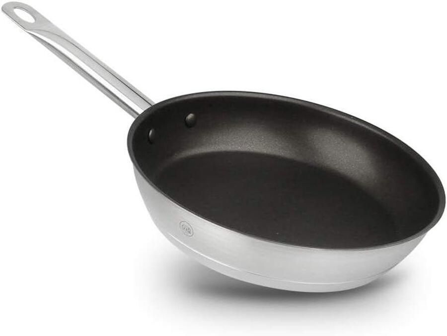 Koekenpan Koekepan Koekenpan Koken in keuken Roestvrij staal 18 10 24 cm Zilver