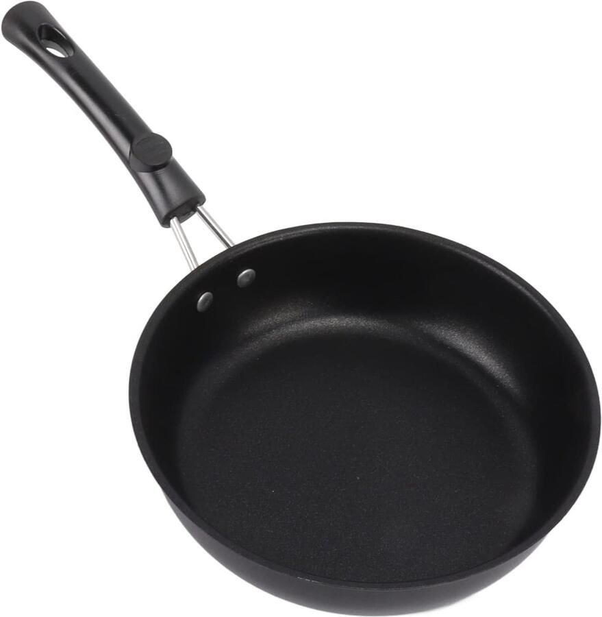 Koekenpan Koekjespan Bakpan Ontbijt Maken Antiaanbaklaag 18 cm Zwart