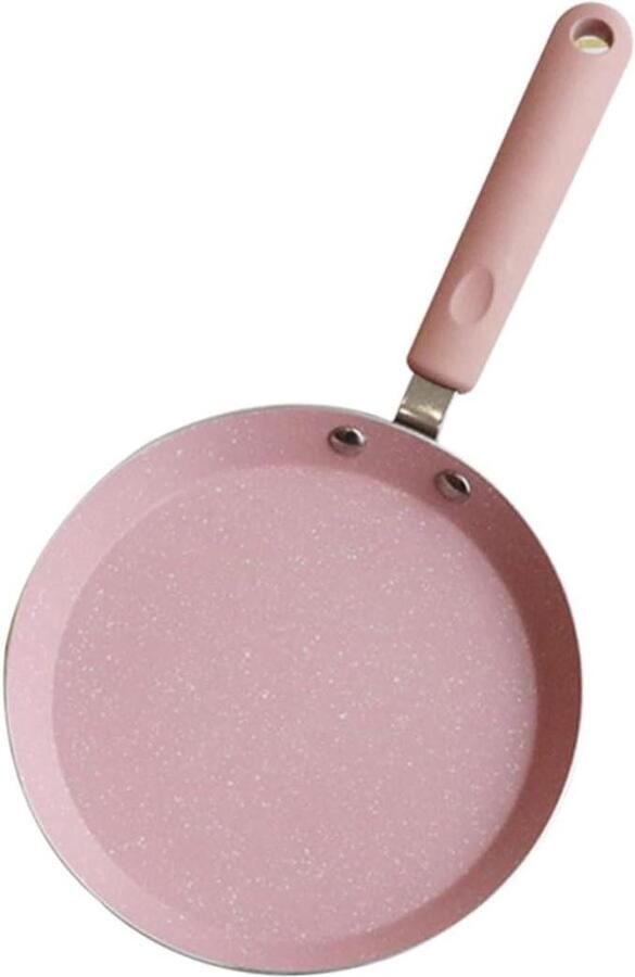 Koekenpan Koekjespan Ontbijt Maken Antiaanbaklaag 34 cm Roze