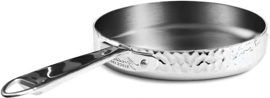 Koekenpan Koken 3-laags gehamerd 24 cm Zilver