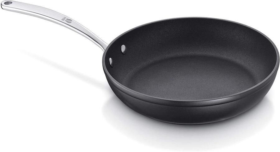 Koekenpan Koken Antiaanbaklaag 30 cm Zwart