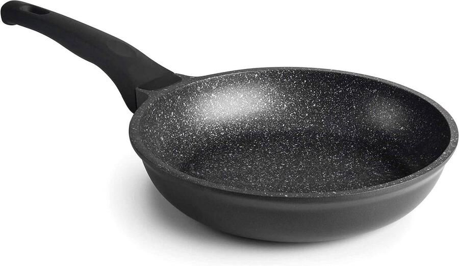 Koekenpan Koken Eco-steen afwerking 24 cm Zwart