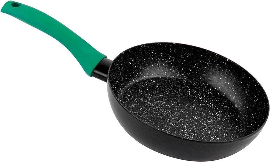 Koekenpan Koken en Bakken Hoge energie efficiëntie Ø 28 cm Zwart