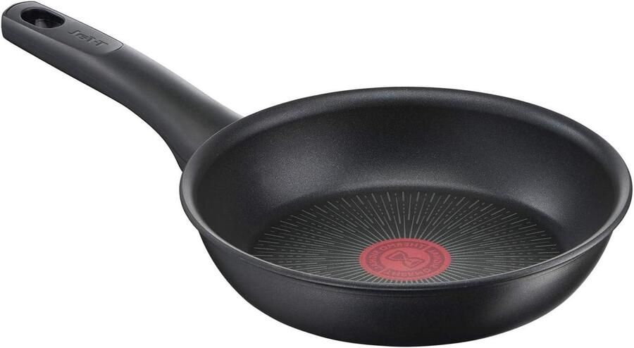 Koekenpan Koken Inductie Geschikt 20 cm Zwart