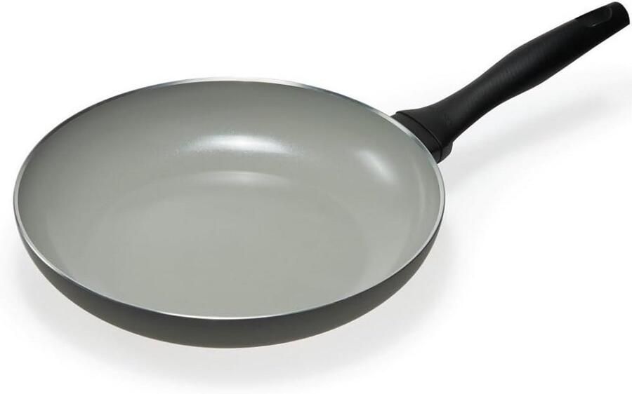 Koekenpan Koken Natuurlijke antiaanbaklaag 30 cm Grijs