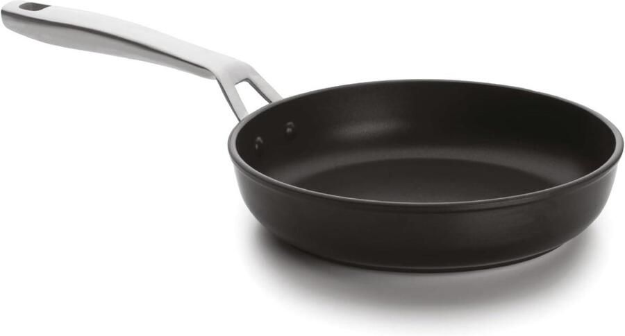 Koekenpan Koken op Inductie Drievoudige Antiaanbaklaag 30 cm Zwart Zilver