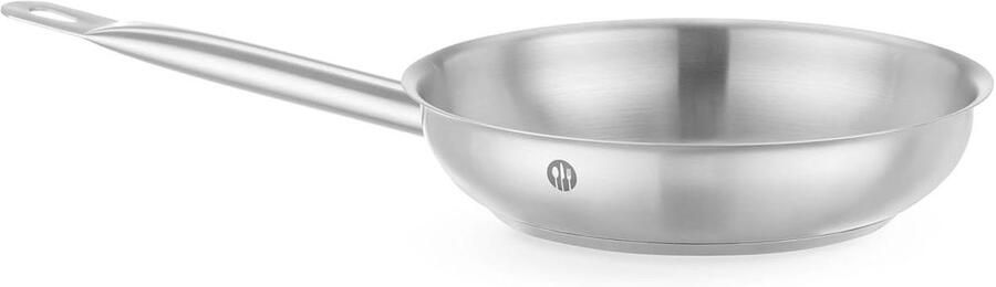 Koekenpan Koken op inductie Geschikt alle warmtebronnen Ø20 cm Zilver