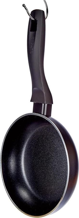 Koekenpan Inductie koken Antiaanbaklaag 16 cm Zwart