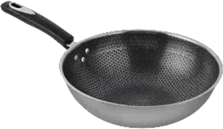 Koekenpan Koken Roestvrij staal 32 cm Zilverkleurig
