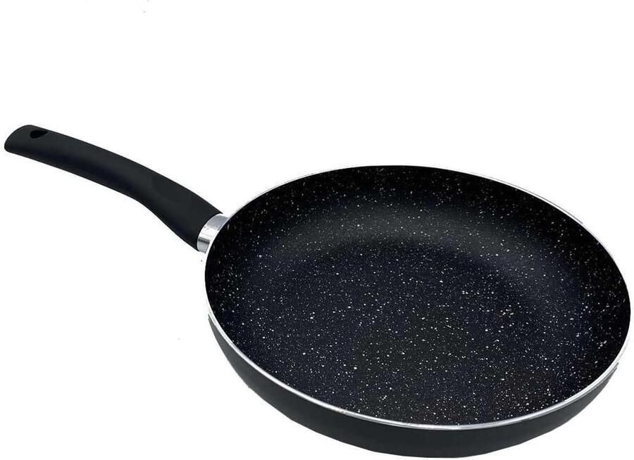 Koekenpan Kookpan Keuken Dagelijks Koken Antiaanbaklaag 18 cm Zwart
