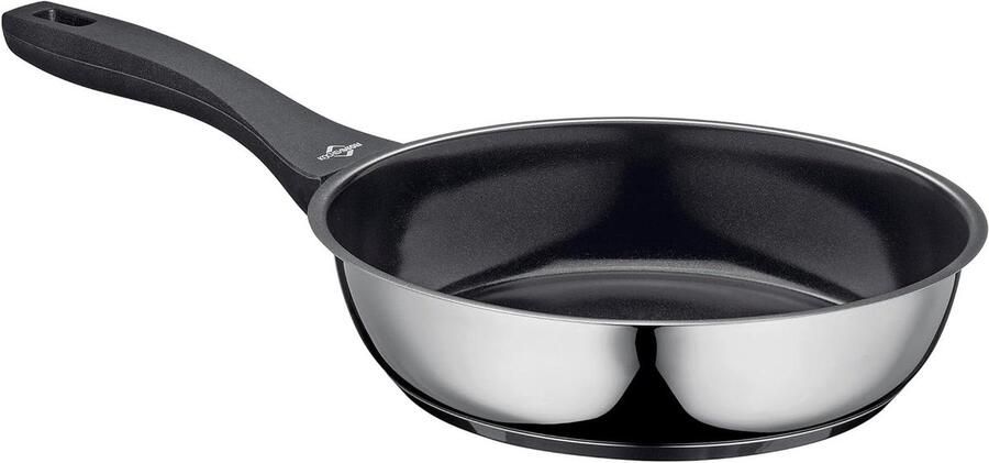 Koekenpan Koop pan Bakken en braden PFAS-vrije antiaanbaklaag Ø 24 cm Zilver