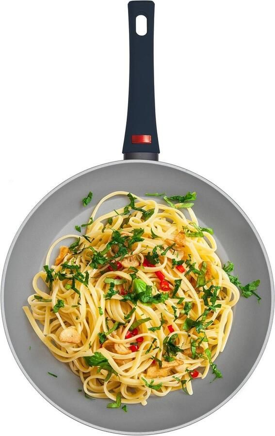 Koekenpan Koop pan Koken Kleurverandering handvat 30 cm Zwart