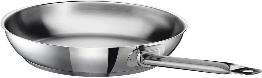 Koekenpan Koop pan Koken voor iedereen Extra zware kwaliteit 24 cm Zilver