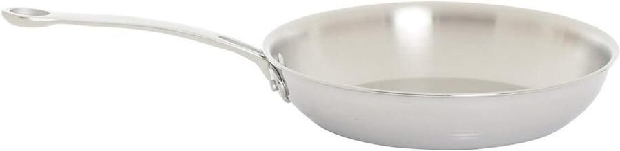 Koekenpan Koopgerei Eten Bereiden Tri-Ply Constructie 24 cm Zilver