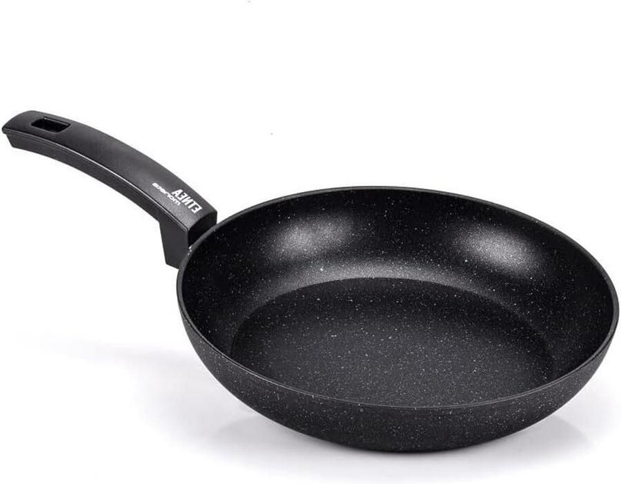 Koekenpan Keukenpan Gelijkmatig Koken Artech Stone Ultra Coating 28 cm Zwart