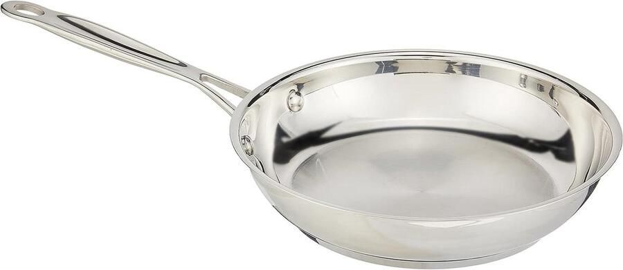 Koekenpan Koopgerei Koken en Bakken Gelijkmatige warmteverdeling 20 cm Zilver