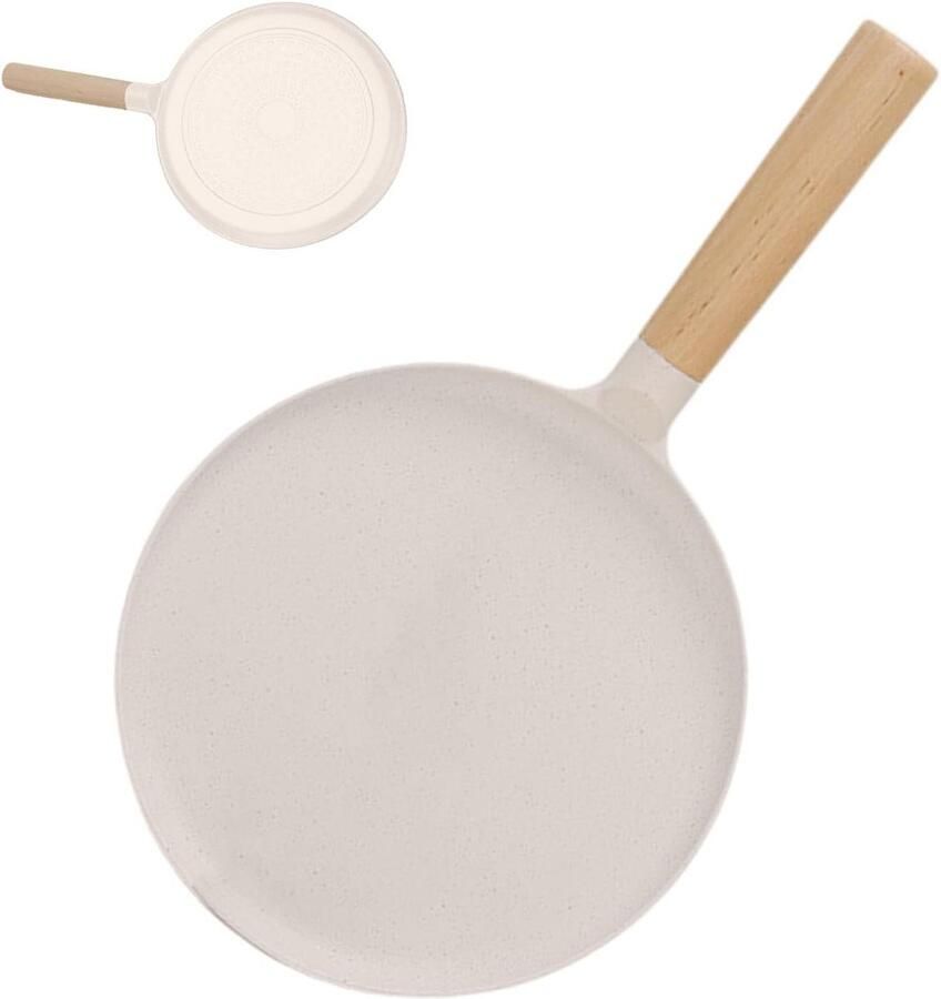 Koekenpan Koopgerei Pan Dagelijks Koken Snelle Warmtegeleiding 24 cm Zwart