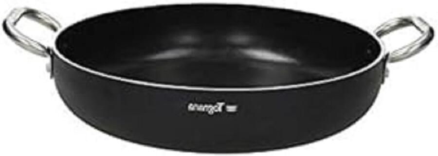 Tognana Pro Diamond Pan 28cm met 2 Handgrepen voor Inductie en Alle Warmtebronnen Gietaluminium Kookpan met Diamant Coating
