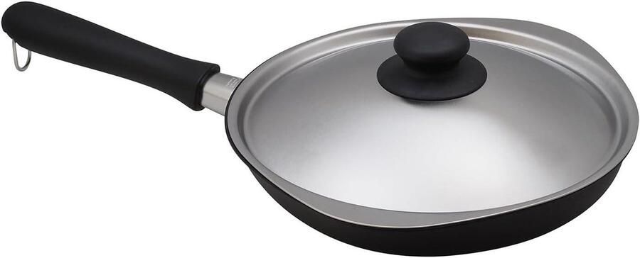 Koekenpan Koopjespan Frituur Lekker Koken Magmaplaat Techniek 25 cm Zwart