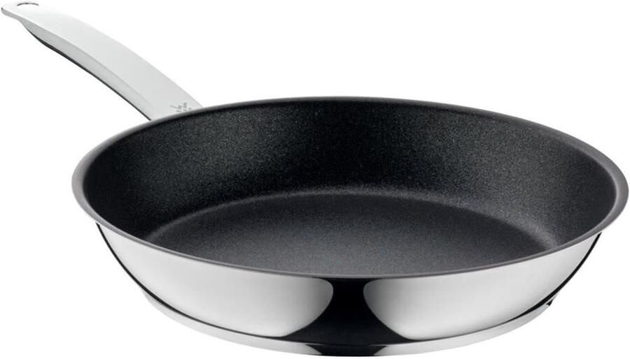 Koekenpan Koopmanpan Koekenpan Gezond Bakken Krasbestendige Coating 28 cm Zilverkleurig