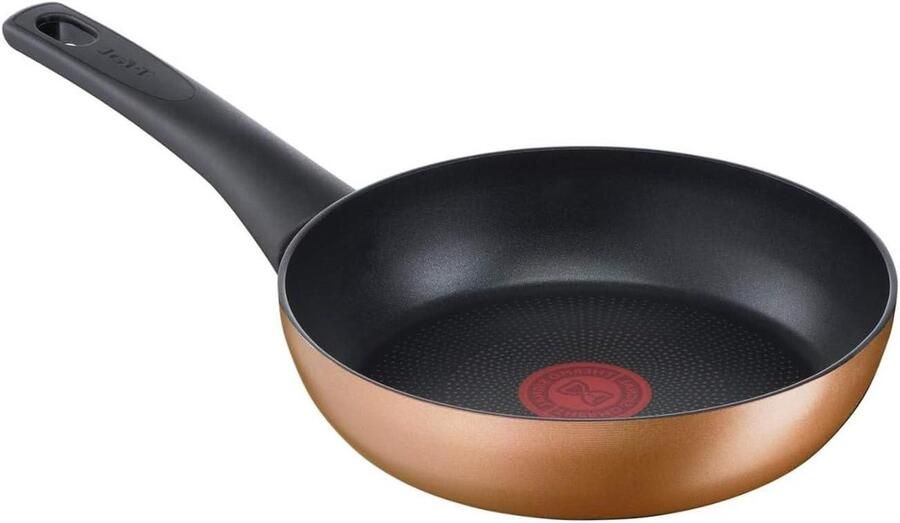 Koekenpan Koper Koekenpan Inductie Lekker Koken Thermo-Fusion+ Technologie 20 cm Koper
