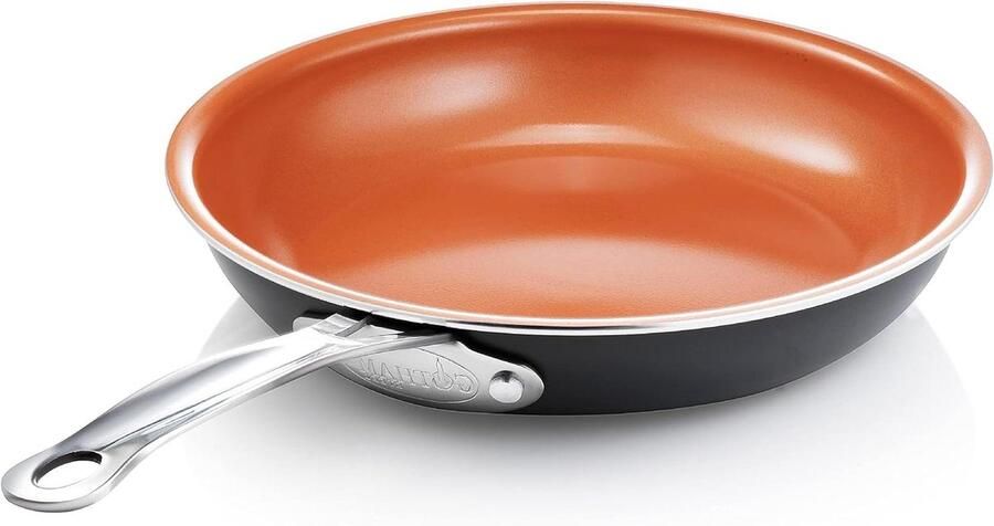 Koekenpan kopper Dagelijks koken Diamant versterkte coating 24 cm Koper