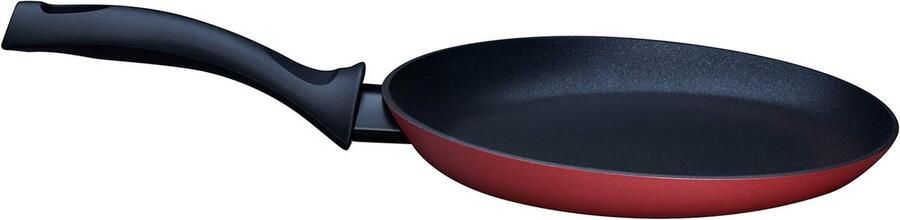 Koekenpan Lekker Koken Diamond Coating 25 cm Rood