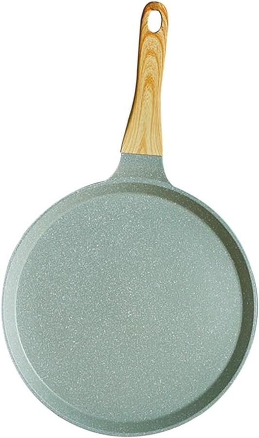 Koekenpan met 4 holtes Ontbijtpan Omeletpan Eieren Bakken Antiaanbaklaag 38x20x3 cm Zwart