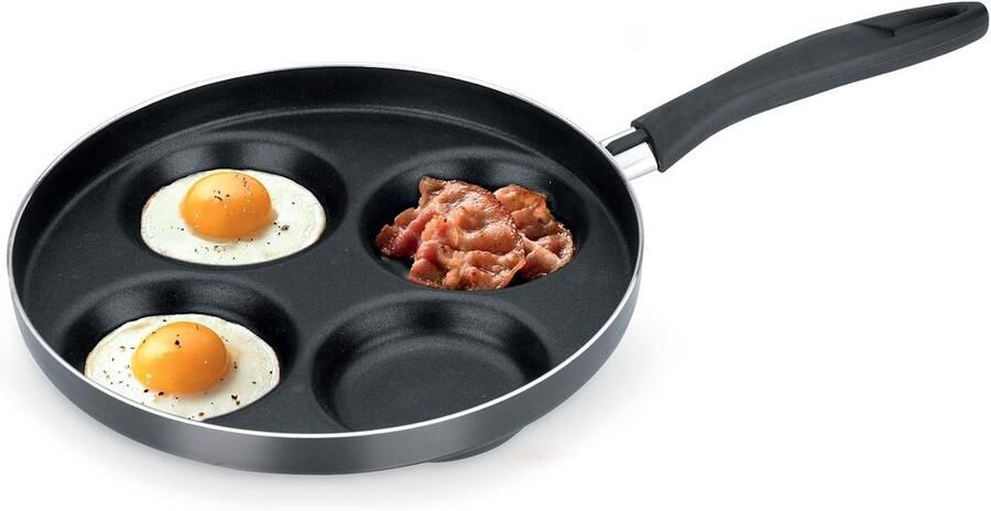 Koekenpan met 4 Vlakken voor Pannenkoeken en Spiegeleieren Ø 24 cm