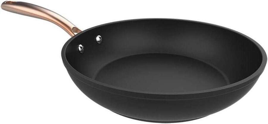 Koekenpan met anti-aanbak Dagelijks koken Ovenvast tot 230°C Ø 24 cm Goud