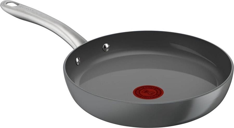 Koekenpan met anti-aanbak Gezond Koken Keramische Coating 28 cm Grijs